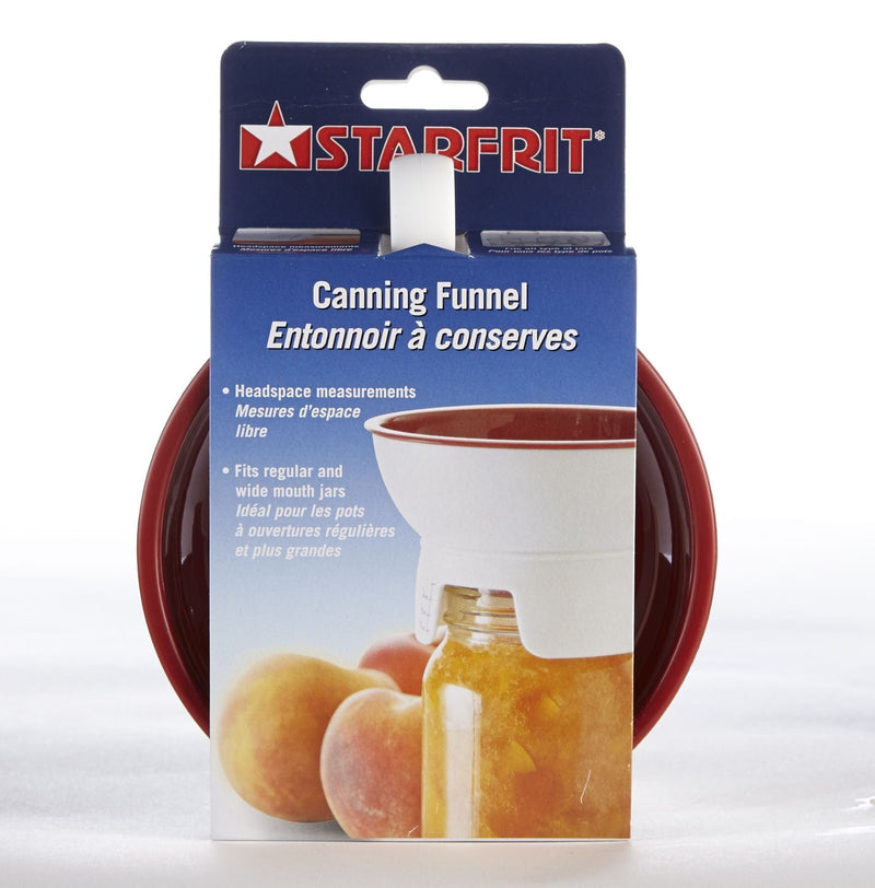 Dishwasher Safe Plastic Canning Funnel for Regular and Wide Mouth Mason Jars K9678
