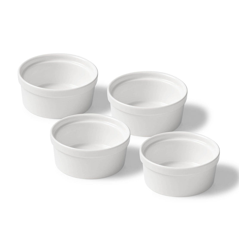 Gourmet Bistro Ramekin, 4 Piece, White I9624