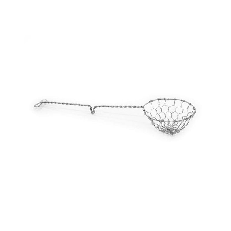 Stainless Steel Fondue Strainer, Chrome Finish, 2.5 x 8.5-in N7377