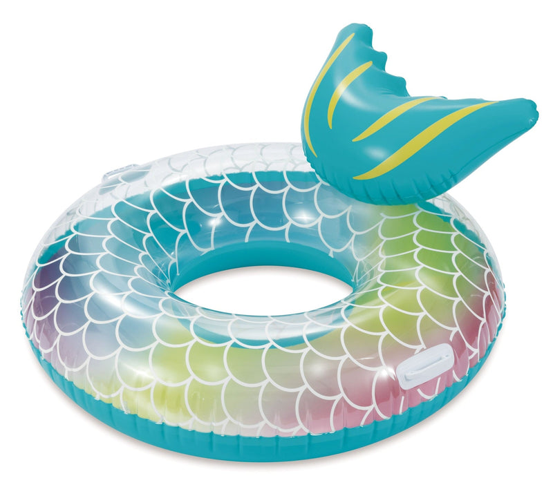 Inflatable Round Pool Swim Float/Tube, with Pillow, 48-in X858