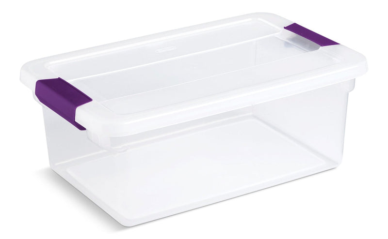 ClearView Storage Box with Latched Lid, 14-L M2229
