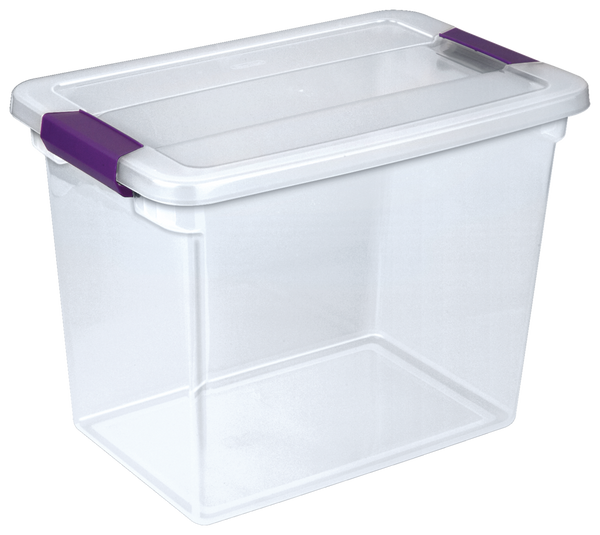 ClearView Storage Box with Latched Lid, 26-L A2991