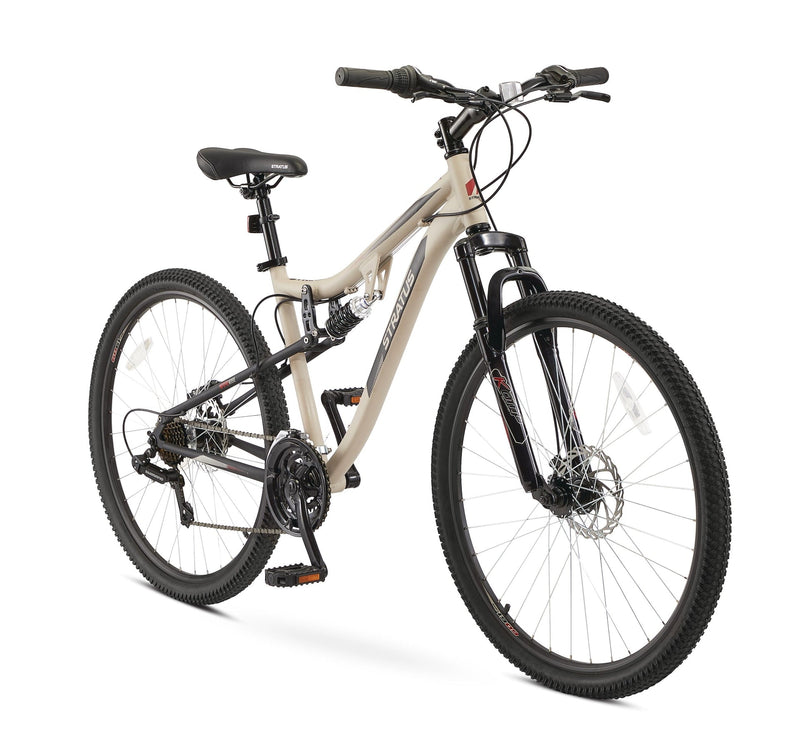 Striker Adult Bike, 21-Speed, 17-in Aluminum Frame, 27.5-in, Beige A9511