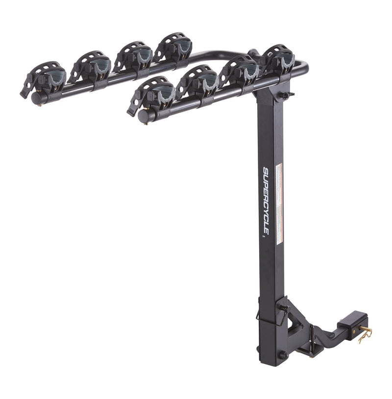 Dual Arm Hitch Mounted Hanging Bike Carrier, 4-Bikes C8310