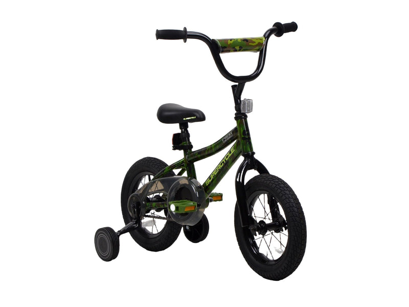 Youth Bike with Hi-Ten Steel Frame, 12-in, Camo T2864