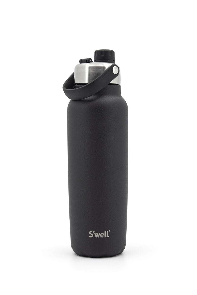 Explorer Insulated Stainless Steel Hydration Bottle, 40-oz, Black, with Chug Lid, BPA Free U9429