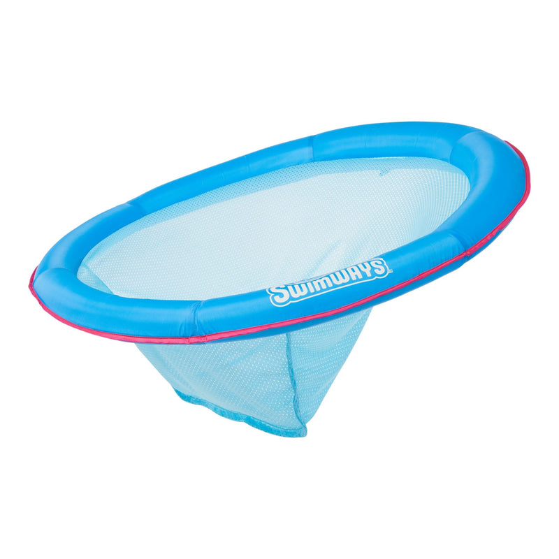 Spring Float Papasan Round Pool Lounger, Blue A8561