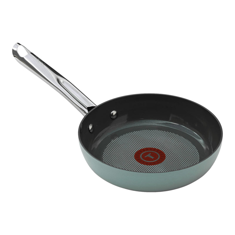 Ceramic Inspire, Non stick Frying Pan, Oven Safe, Heat Indicator, 8-in, Mint L9058