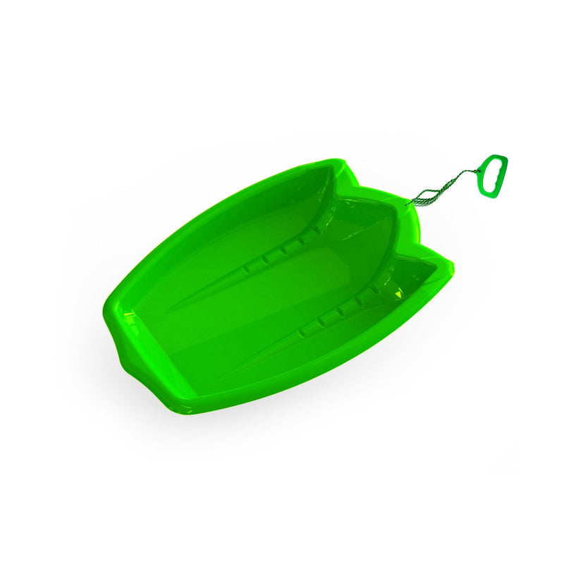 T-Rex Dinosaur Paw Kids' 1-Person Plastic Winter Snow Sled/Toboggan with Tow Rope M7623
