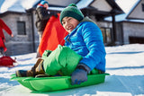 T-Rex Dinosaur Paw Kids' 1-Person Plastic Winter Snow Sled/Toboggan with Tow Rope