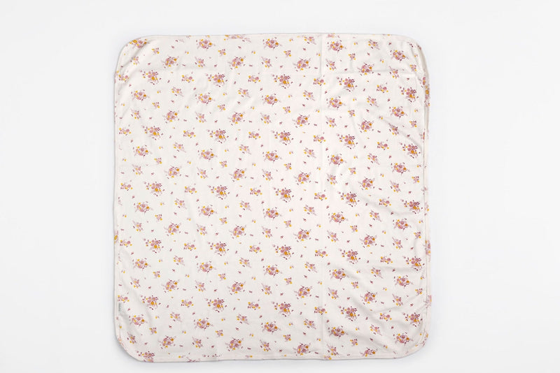 Flower Print Premium Organic Cotton Blanket D4212
