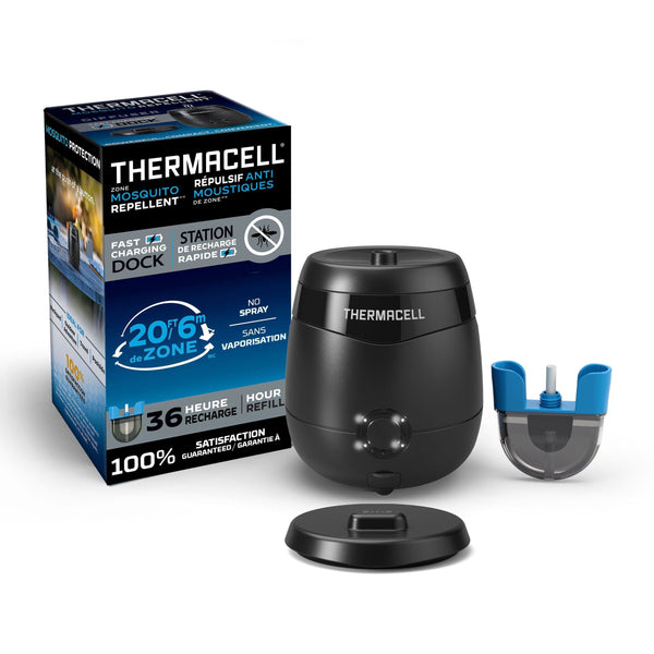 E-ZoneGuard Patio+ Rechargeable Mosquito Repeller with 36-Hr Refill and 6.5-Hr Battery E3072