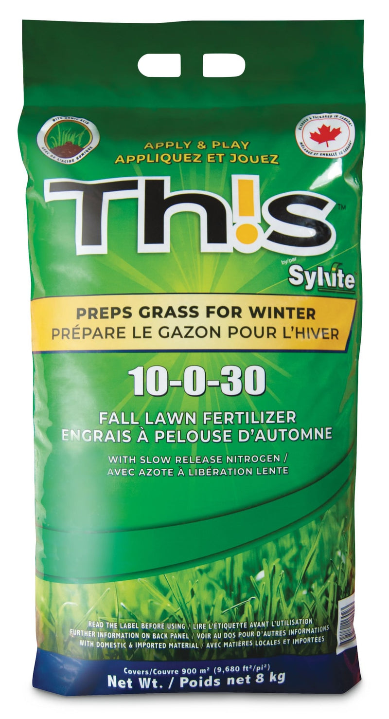 10-0-30 Fall Lawn Fertilizer, 8-kg S3982