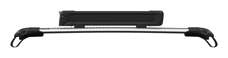 SnowPack Stainless Steel Roof Top Mount Ski/Snowboard Rack, Large, Black, 2-pc S1735