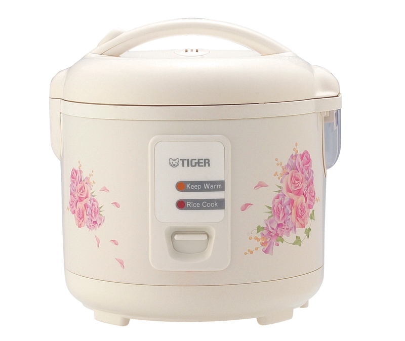 Non-Stick Rice Cooker & Steamer, White, 5.5 Cups H5663