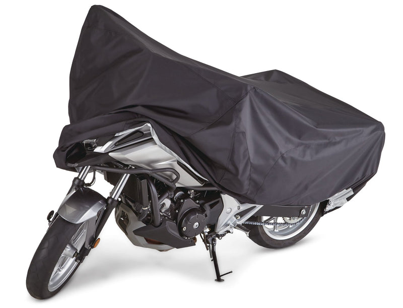 Premium Polyester Motorcycle Cover, Black, X-Large Q8784