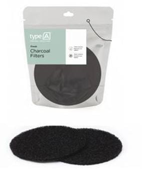Charcoal Compost Filter, 2-pk, Compatible with Most Stainless Steel Compost Bins