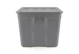 Solid Storage Tote with Wheels, 80-L