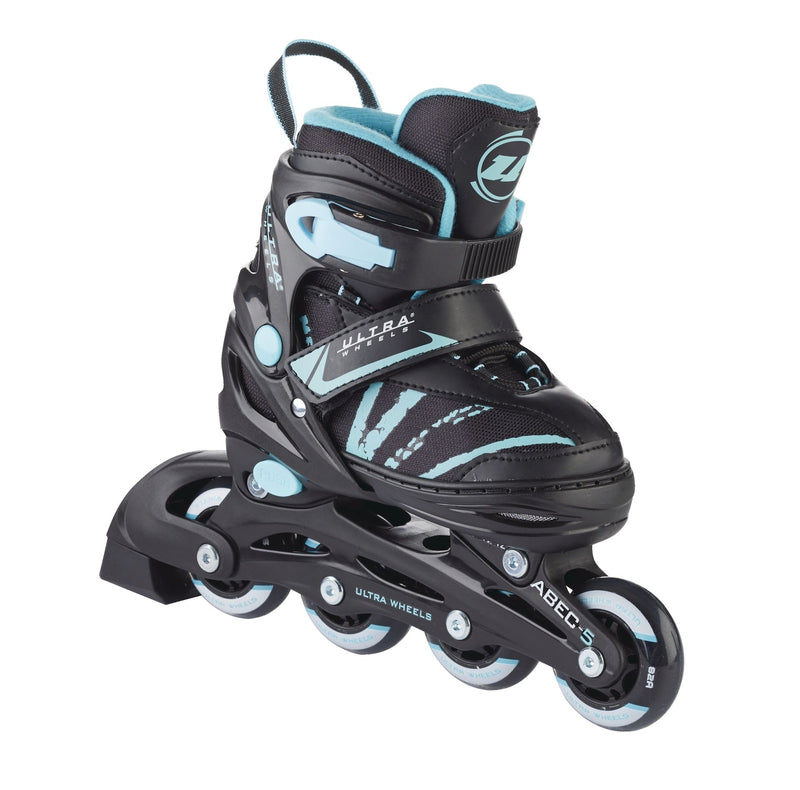 Adjustable Inline Skates, Teal, Assorted Sizes M6119