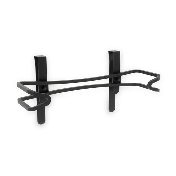 Squire Under Cabinet/Wall Mount Metal Paper Towel Holder with Mounting Hardware, Black B3802
