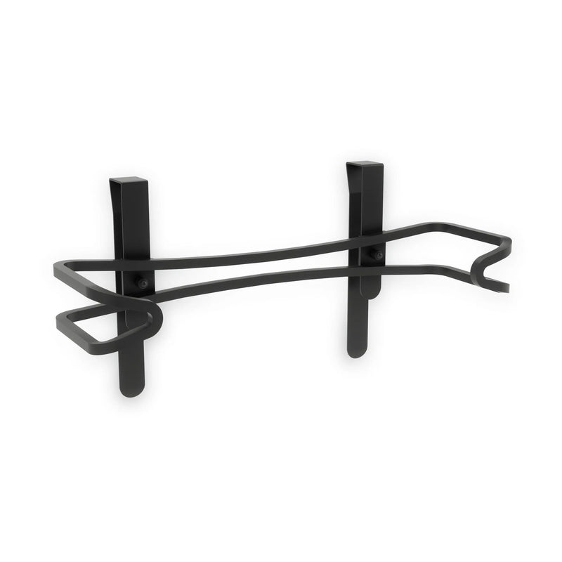 Squire Under Cabinet/Wall Mount Metal Paper Towel Holder with Mounting Hardware, Black B3802
