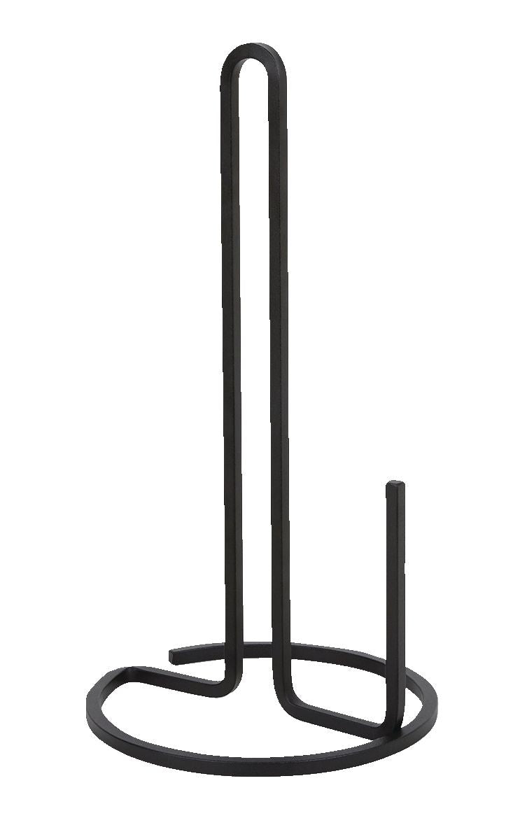 Squire Upright Metal Paper Towel Holder For Kitchen Countertop, Black C0676
