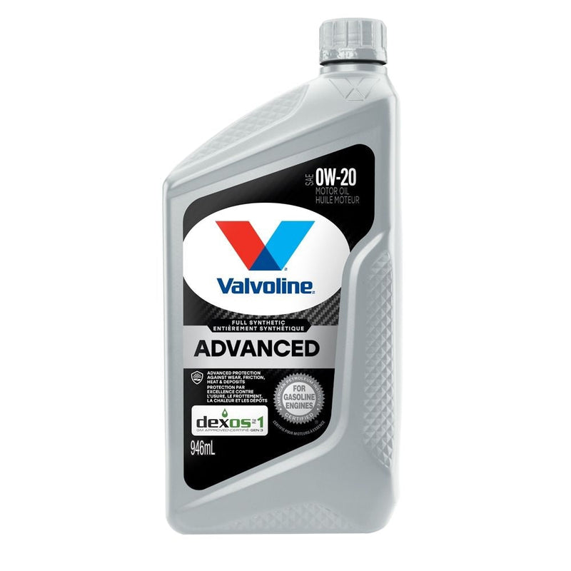 0W20 Advanced Synthetic Engine/Motor Oil, 946-mL J0497