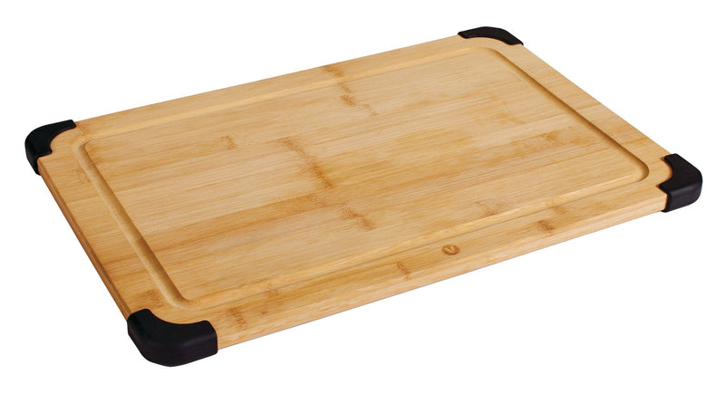 Bamboo Cutting Board, Non-Slip, 12-in x 18-in W3009