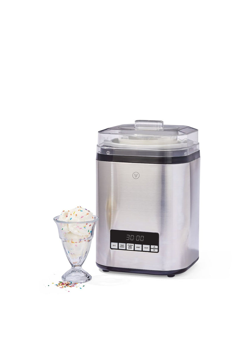 Digital Ice Cream Maker, 4-in-1 Ice Cream & Frozen Treat Maker, Stainless Steel, 1.9-L I9757
