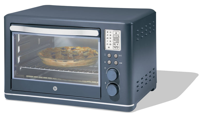 Digital Multi-Functional Air Fryer Toaster Oven with 11 Pre-Set Functions, Bluefin, 6-Slices U1662