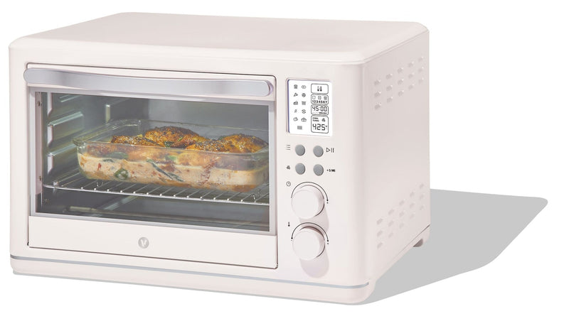 Digital Multi-Functional Air Fryer Toaster Oven with 11 Pre-Set Functions, Shortbread, 6-Slices G1907