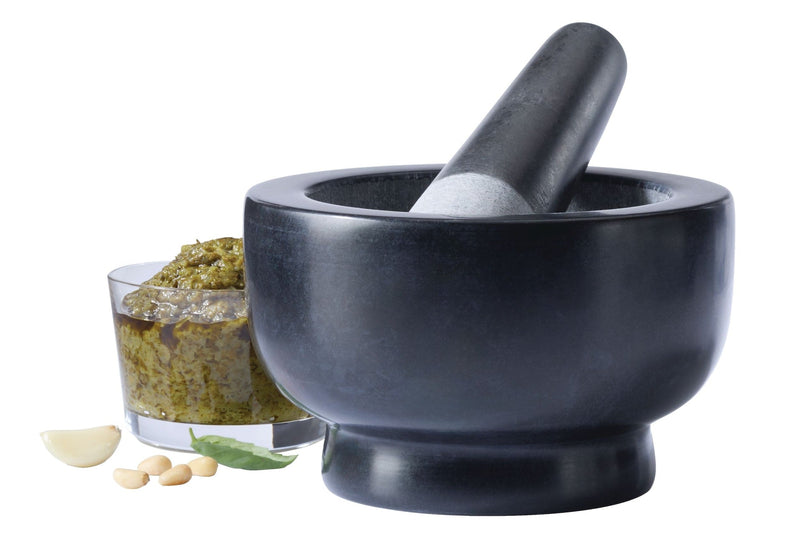 Granite Mortar & Pestle, Black U5366
