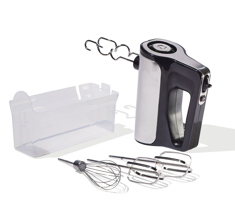 Variable Speed Hand Mixer with Storage Case, Includes Attachments, Black I2382