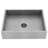 Coca Gothic 19x15-in Deep Grey Bathroom Sink/Basin with Rectangular Vessel