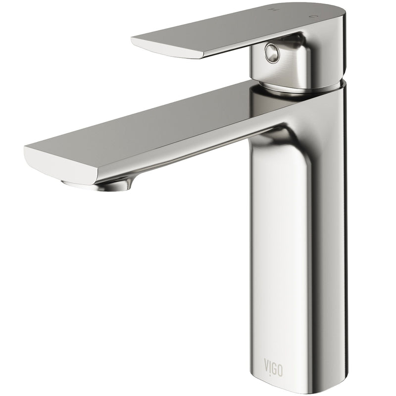 Davidson Single Handle Single Hole Bathroom Sink Faucet, WaterSense Certified, Brushed Nickel F3344