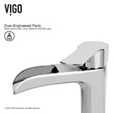 Glass Turquoise Water Bathroom Sink/Basin Set with Niko Faucet and Rectangular Vessel