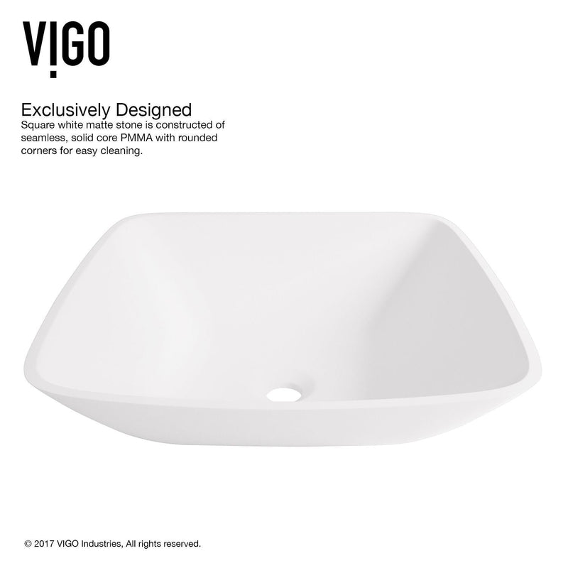 Hyacinth Matte Stone Round Vessel Bathroom Sink/Basin, Handpolished Construction, White H1658
