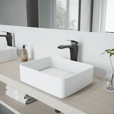 Jasmine 18x15-in Deep White Bathroom Sink/Basin with Rectangular Vessel