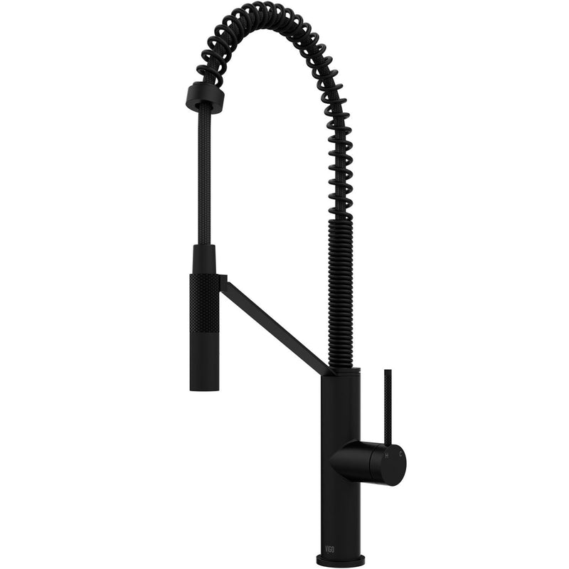 Livingston Magnetic Kitchen Faucet with Cfiber Technology, Matte Black R0181
