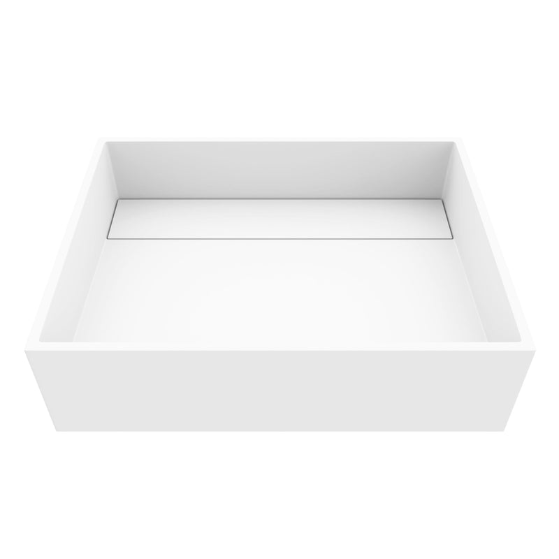Montauk 18x13-in Deep White Bathroom Sink/Basin with Rectangular Vessel I9625
