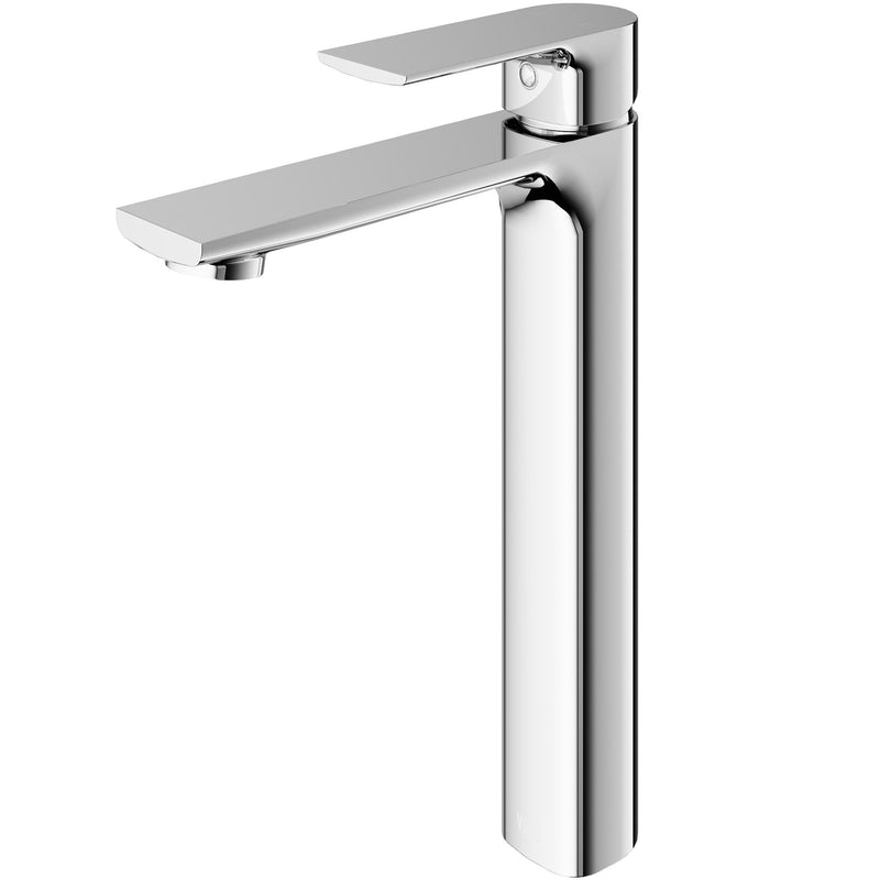 Norfolk Single Handle Vessel Single Hole Bathroom Sink Faucet, WaterSense Certified, Chrome W3494