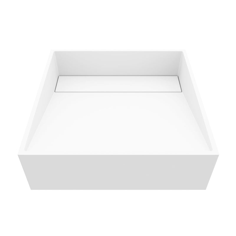 Starr Modern 15x15-in Deep White Bathroom Sink/Basin with Square Vessel M3364