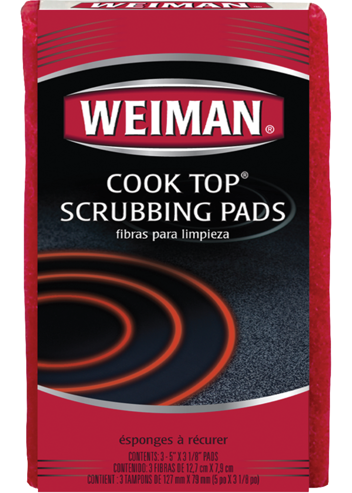 No Scratch Cooktop Scrubbing Pads for Ceramic and Glass Ranges, 3-pk H8770