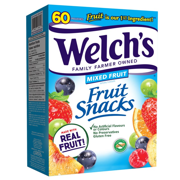 Welch's Fruit Snacks, 60 x 22 g O0969