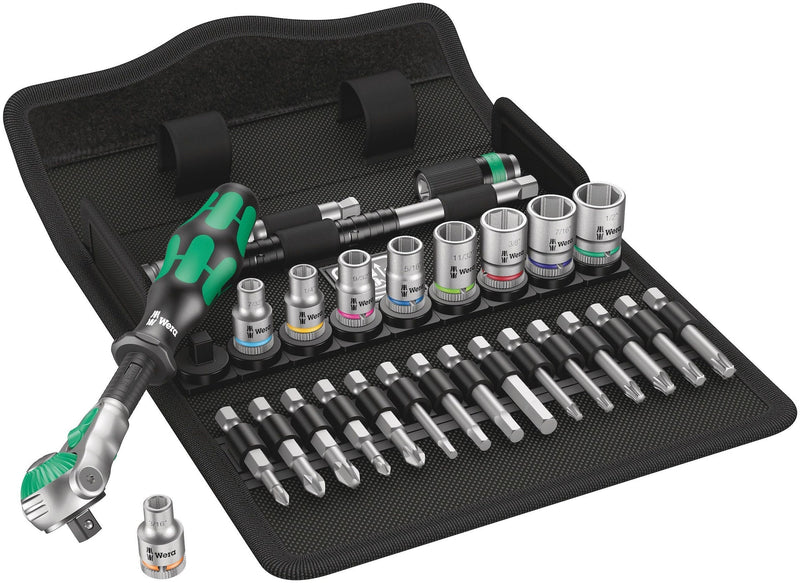 1/4-in Drive Socket Set, SAE, 28-pc F9090