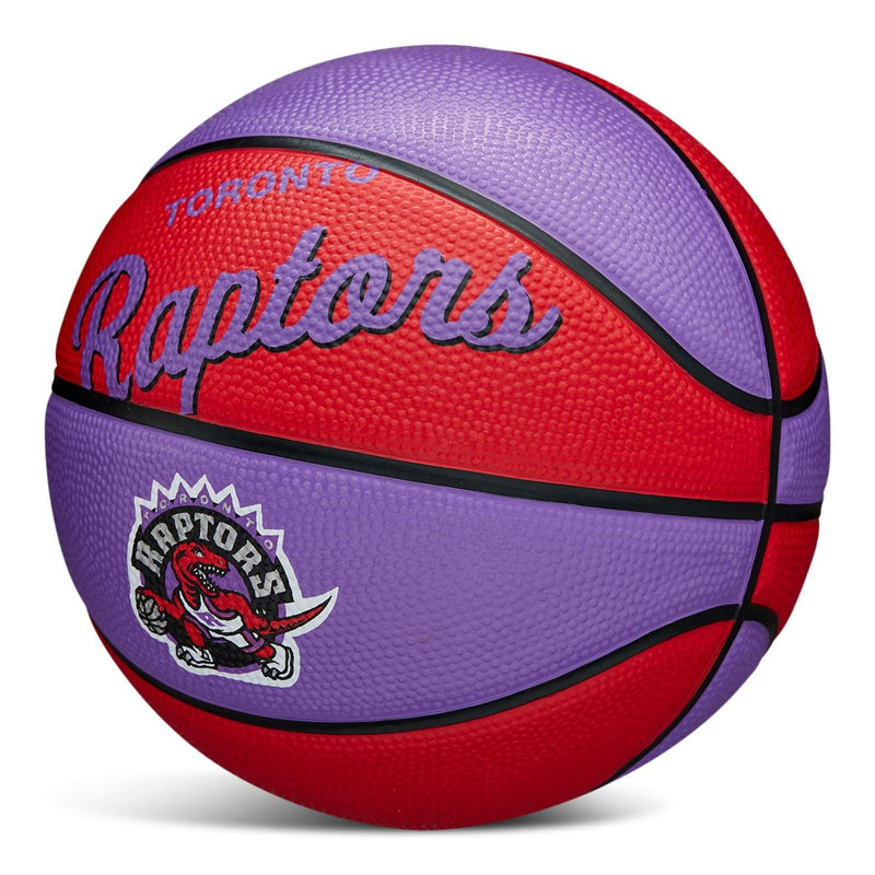 Kids' Mini Outdoor Basketball, Size 3 (22.5-in), Purple/Red Q0820