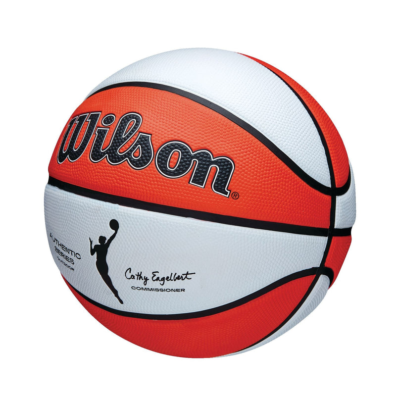 Authentic Series Youth Kids' Outdoor Basketball, Size 6 (28.5-in), Orange/White U0123