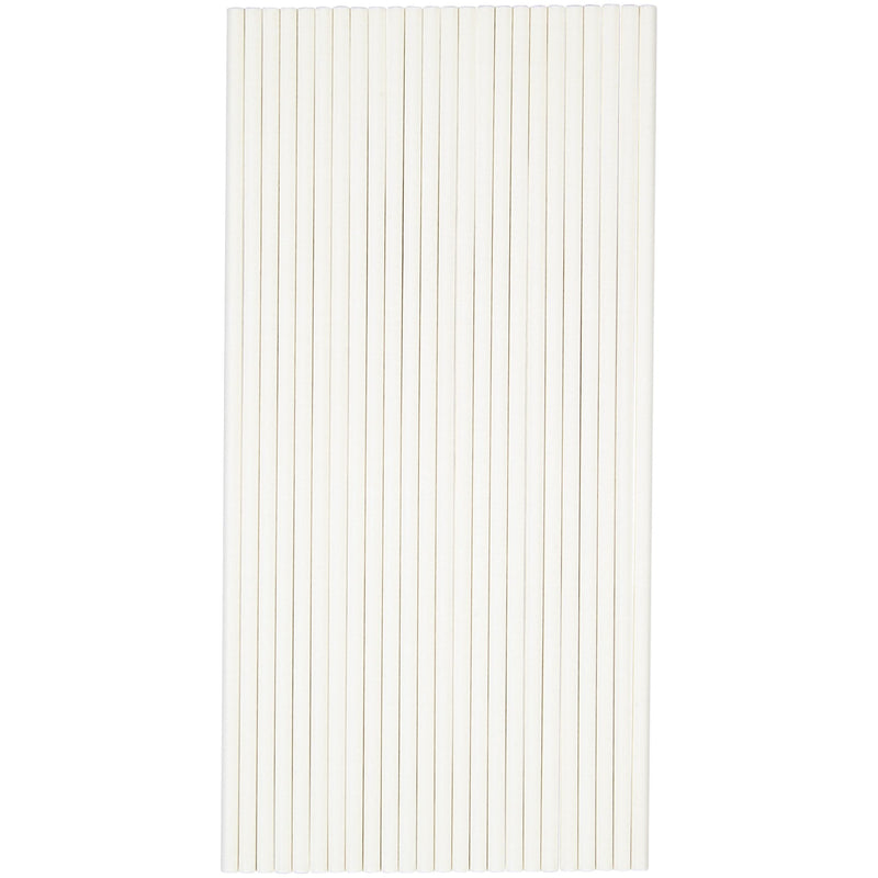 Lollipop & Cake Pop Stick, White, 8-in, 25-pk, for Baking/Cake Decoration N6098