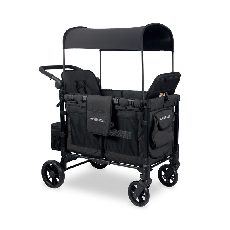 W2 Elite Double Stroller Wagon, 2-Seater, Black R7506