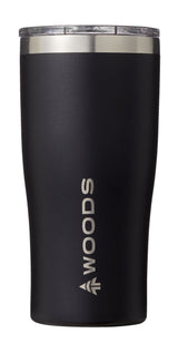 Insulated Stainless Steel Tumbler, Small, Black, 20.2-oz